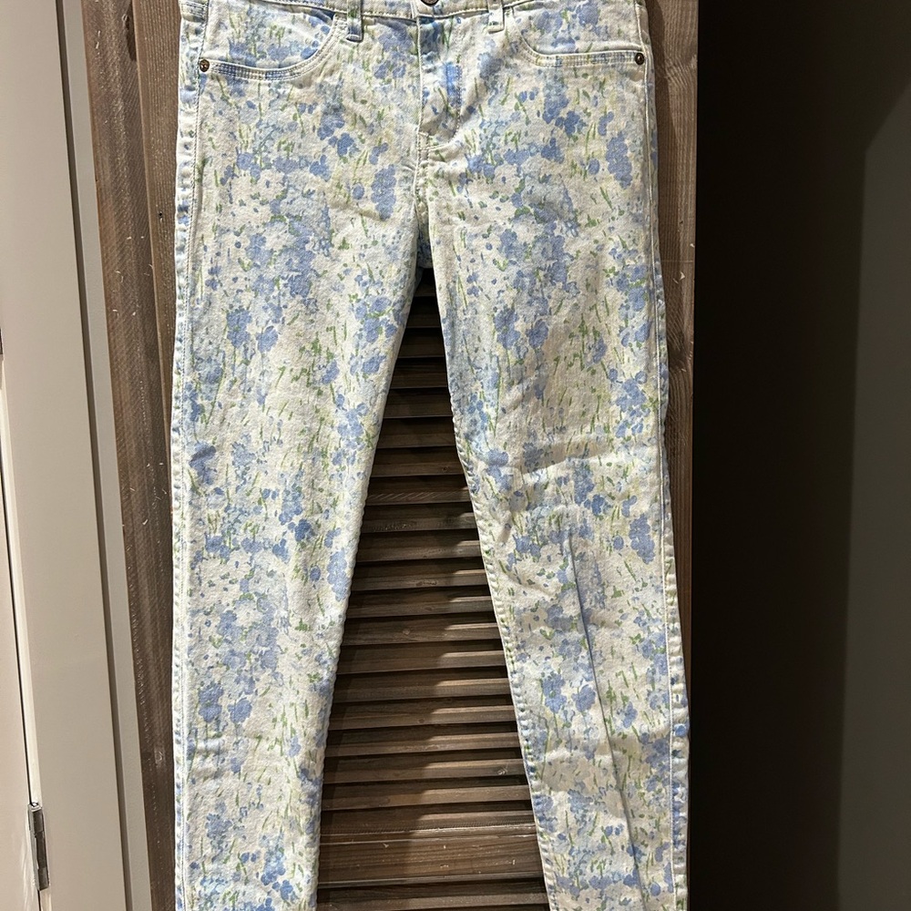 Abercrombie & Fitch Blue Green Floral Shorts